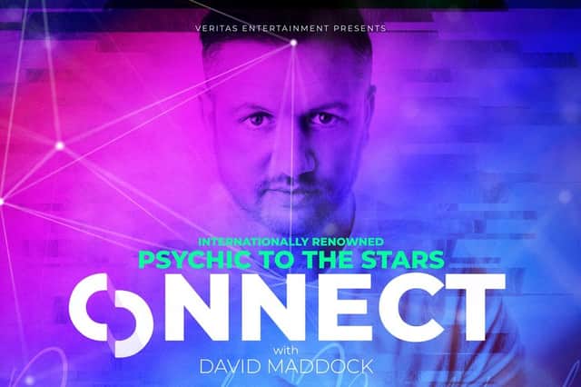 Psychic David Maddock is coming to Lancaster as part of his tour next year.
