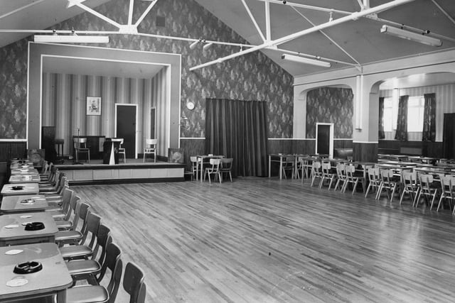 Here we see the rebuilt interior of Leyland British Legion Club in 1963