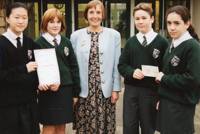 Fulwood High School in Preston was just one of three schools to be commended by the organisation Education Extra for the wide variety of extra curricular activities they provide for pupils. Pictured: Joy Burton, head of Fulwood High School, with Rebecca Wright, Elaine Law, Christopher Calland and Victoria Sumner with their Education Extra award