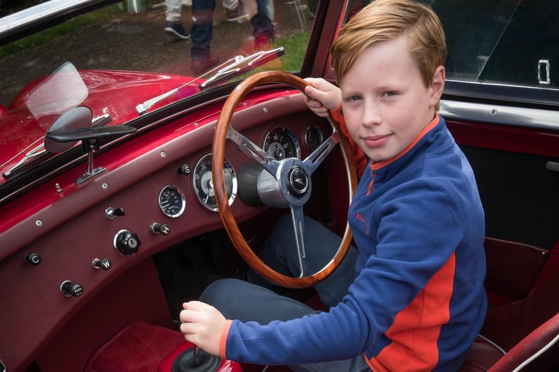 Classic car show at Avenham and Miller Park