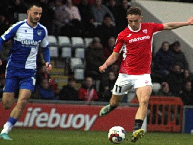 Morecambe loanee Michael Mellon Picture: Michael Williamson