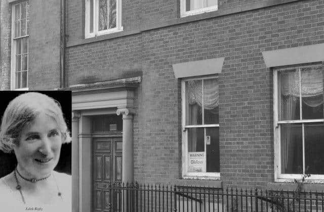 The house where Edith lived in Winckley Square after she married Dr Charles Rigby.