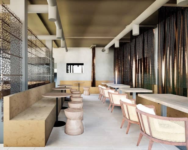How the new shisha lounge will look (image:  Studio John Bridge)
