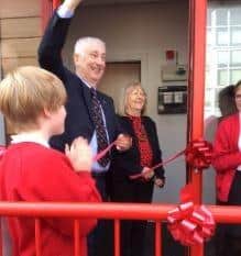 Chorley MP Sir Lindsay Hoyle officially opening the school's new building recently