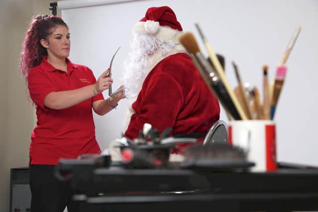 Santa Claus dropped into Madame Tussauds in Blackpool recently to give measurements for his very own waxwork