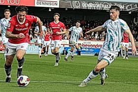 Cole Stockton has agreed a deal with Burton Albion once his Morecambe contract expires Picture: Michael Williamson