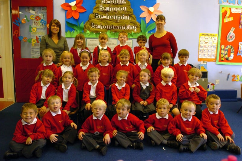 Reception class at Goosnargh Oliverson's CE Primary School