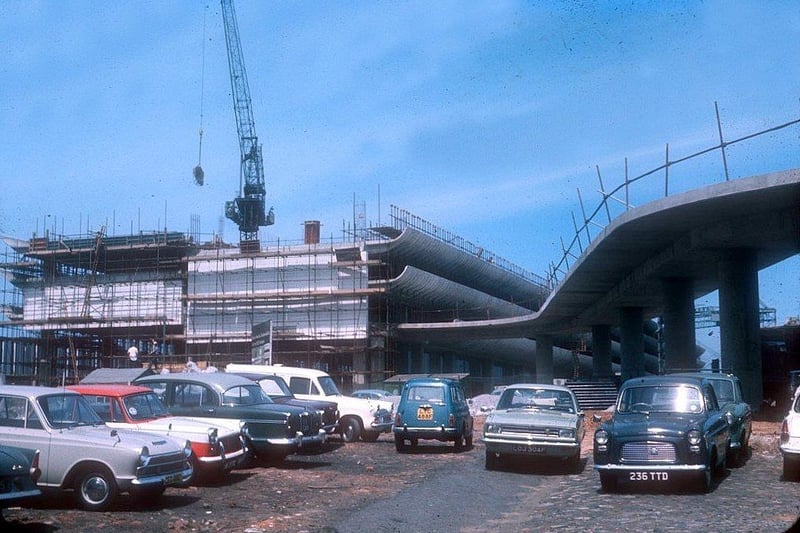 Preston Bus Station During Construction 1969
Showing the south end of the construction site
Photo by Norman Askew.
Image courtesy of the Preston Historical Society. www.prestonhistoricalsociety.org.uk/
© Preston Historical Society.