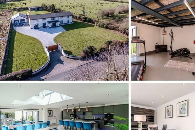 Take a tour around this exquisite 5 bedroom family home in Lancashire for sale with a private gym.