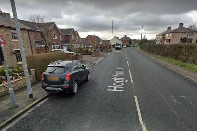 Hoghton Lane in Higher Walton, where work has already begun