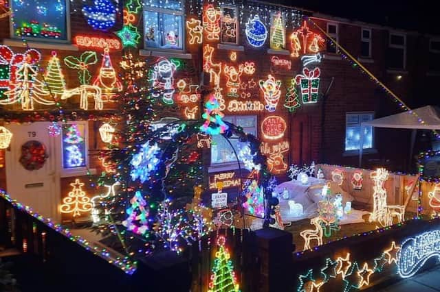 Devonshire Avenue, Thornton, Sunday December 3, annual Christmas light switch on. Photo: Crystal Holloway