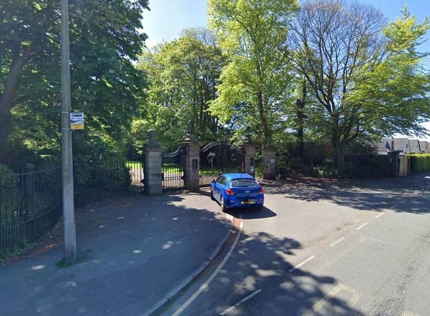 The collision occurred in Ribbleton Avenue, near the entrance to Preston Cemetery (Credit: Google)