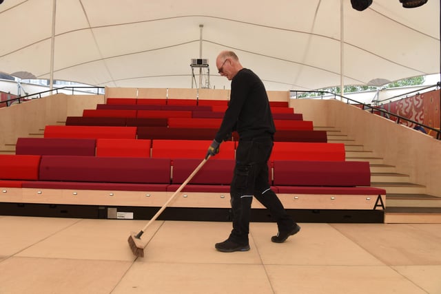 Professor Charles Quick of In Certain Places, UCLan, gets stuck in