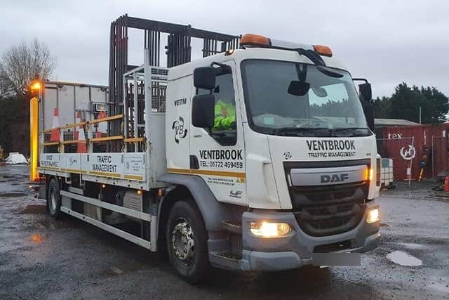 Traffic management firm Ventbrook Limited wanted retrospective permission for a compound built at its base in Whitestake - but has been refused (image: Ventbrook Limited)