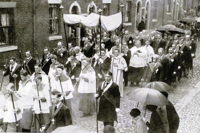 St. Walburge's Church Parade for the 1929 Anniversary Celebrations
