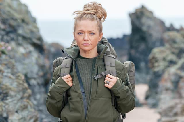 Former S Club 7 pop star Hannah Spearritt quit Celebrity SAS: Who Dares Wins on the first day (Picture: Pete Dadds/Channel 4/PA Wire)