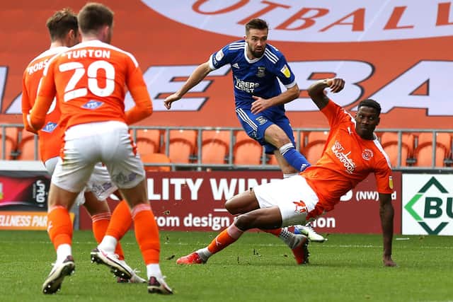 Gwion Edwards became Ged Brannan's first January signing as Morecambe boss Picture: Lewis Storey/Getty Images