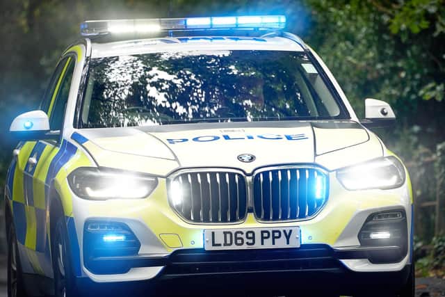 Police shut Balshaw Lane from The Talbot pub to Wigan Road after the head on crash in Euxton on Thursday night (October 6)