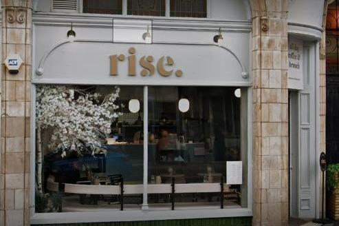 Rise. / 15 Miller Arcade, Preston, PR1 2QY / Known for it's brunches, it's a favourite in the city centre / One of the latest reviews say calls it a "gorgeous little place" with "rapid and efficient"c service.