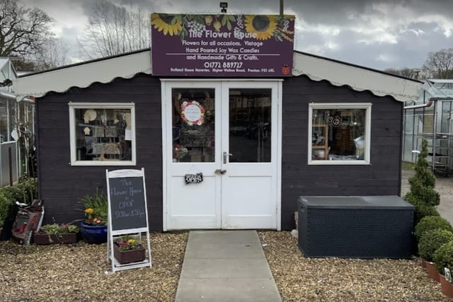 The Flower House at Holland House Nurseries in Walton-le-Dale has a rating of 4.9 out of 5 from 8 Google reviews