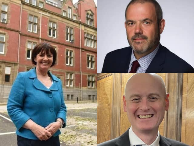 South Ribble and Preston council leaders Paul Foster and Matthew Brown (top and bottom right) have expressed disappointment over the direction of Lancashire's devolution plans, as unveiled by Lancashire County Counci leader Phillippa Williamson last week