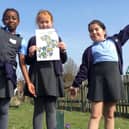 Eco-friendly pupils at RAF Benson Primary School in Oxfordshire, one of the thousand schools who took part in the initative last year.