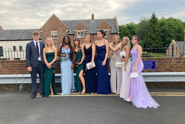 LGGS and LRGS prom at Wyrebank, Garstang, which was organised by two schoolgirls.
