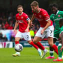 Tom Bloxham was a threat for Morecambe during their victory Picture: Jack Taylor