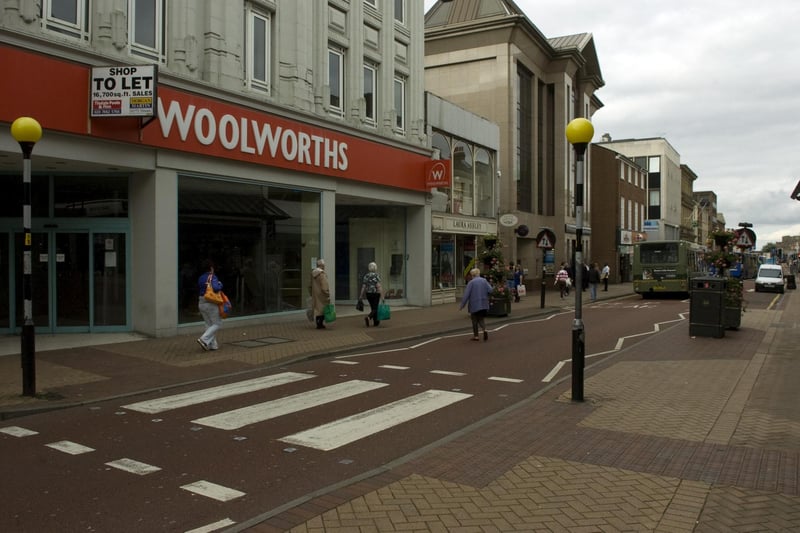 The old Woolworths building on Fishergate - still empty a  year after the shop closed