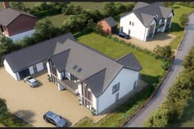 The two luxurious properties to be built at Cuddy Hill