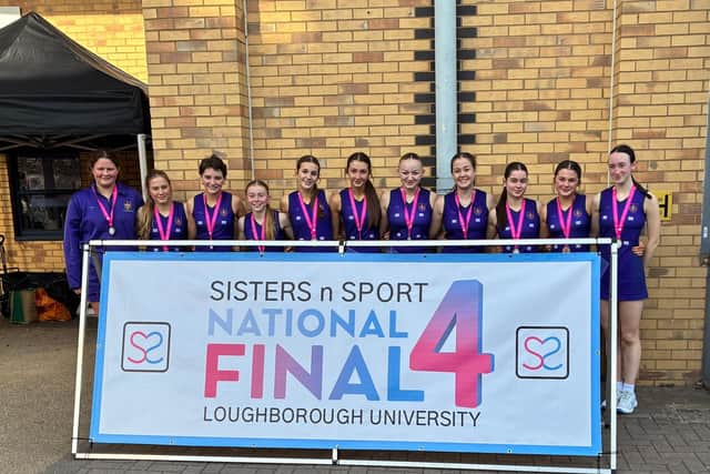 l to r: Niamh Gregson, Hannah Malpass, Isobel Longden, Maria Johnson, Jessica Rawcliffe, Sophie Eccles, Erin Burke, Evelyn Clayden, Lola Simon, Eleanor Burnham, Emily Lecky- Captain