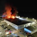 More than 60 firefighters and 10 engines, along with two aerial ladder platforms, battled the blaze at the Inchcape Jaguar Land Rover dealership in Bluebell Way, Fulwood which broke out in the early hours of Friday, April 7, 2023