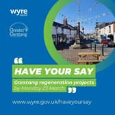 Have your say on proposed regeneration projects in Garstang by Monday 25 March