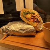 Lockdown Burger's taste-sensation - the Sunday dinner wrap