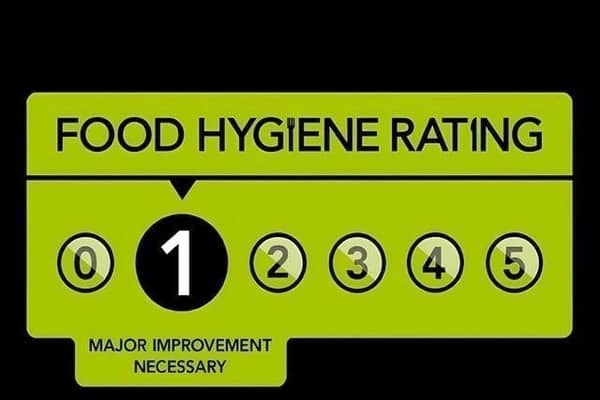 A takeaway near Chesterfield with a one-star food hygiene rating is among the latest Derbyshire food hygiene scores.