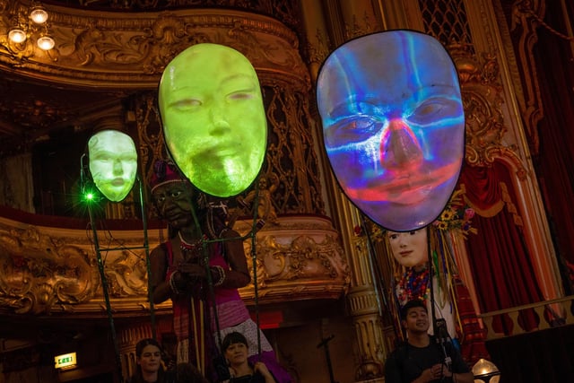 Many different faces graced the stage