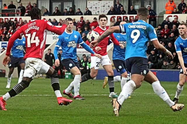 Morecambe were beaten by Peterborough United last weekend Picture: Michael Williamson