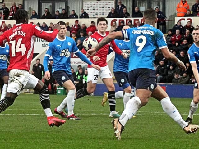 Morecambe were beaten by Peterborough United last weekend Picture: Michael Williamson