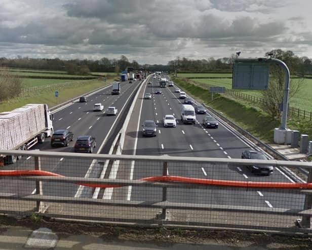 The accident happened as Mr Copeland was driving along the M6. Photo: Google Street View