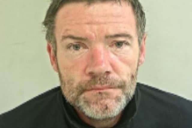 This is Patrick Jackson. He is wanted by police after a pensioner was robbed in Preston (Credit: Lancashire Police)