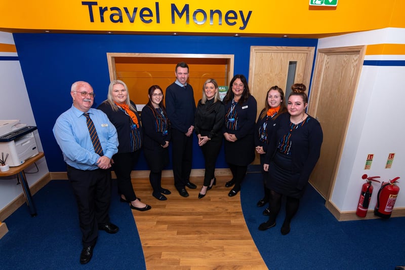 Staff at the opening of the new Hays Travel office in Cleveleys. Photo: Kelvin Stuttard