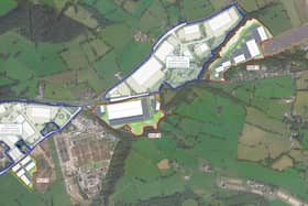 A map showing the three sites off Preston New Road at Samlesbury. (Image: Day Architectural)