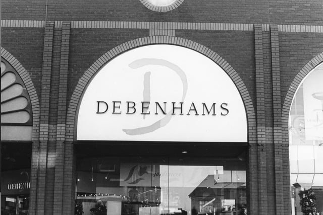 The Debenhams logo has changed a few times in the years it has been in business