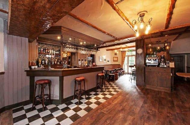 The bar area. Image from Rightmove