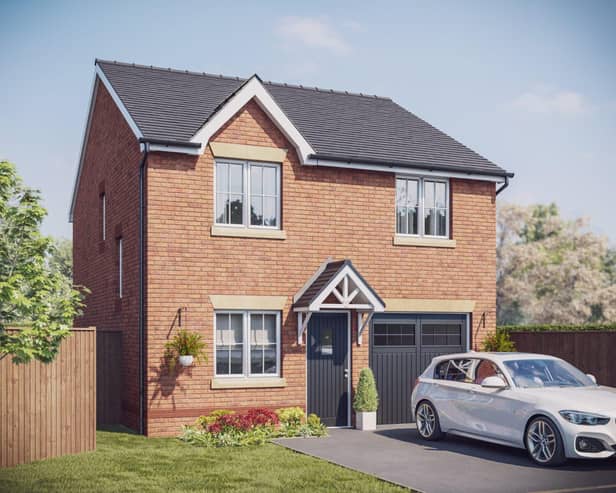 The three-bedroom detached Marford from Elan Homes at Tower Gardens, Darwen