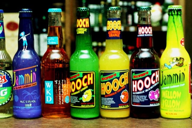 The 1990s was the time of alcopops - low alcohol drinks mixed with something sweet like a lemonade flavour. Hooch was the main choice of this type of beverage