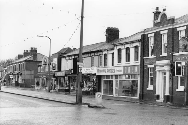 Another one showing the Lane Ends pub, still standing proud next to the launderette, but this time in 1990