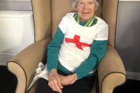 Resident Mona is ready to cheer on England at the Euros