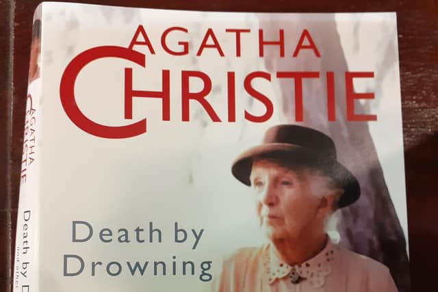 An Agatha Christie audio book cassette tape on sale at the centre