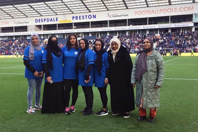 Preston United Youth Development's “mums group”, who have already benefited from Active Lancashire's funding.